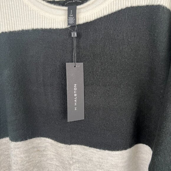 HALSTON Colorblock Dolman Sweater. Size: S - Picture 8 of 9
